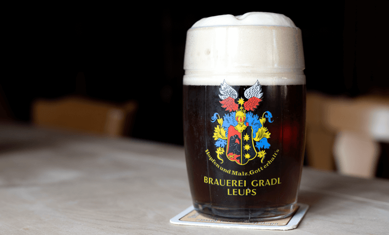 Brauerei Gradl Leupser Bierglas