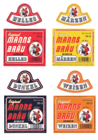 Mann's Bräu Etiketten